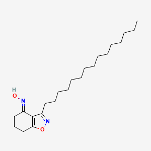 (4E)-N-hydroxy-3-pentadecyl-6,7-dihydro-1,2-benzoxazol-4(5H)-imine