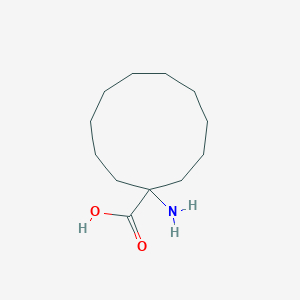 molecular formula C12H23NO2 B1504564 1-Aminocycloundecane-1-carboxylic acid CAS No. 69202-46-6