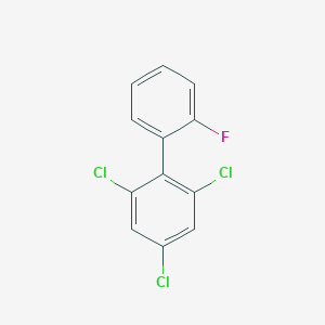 molecular formula C12H6Cl3F B1504565 2'-Fluoro-2,4,6-trichlorobiphenyl CAS No. 876009-90-4