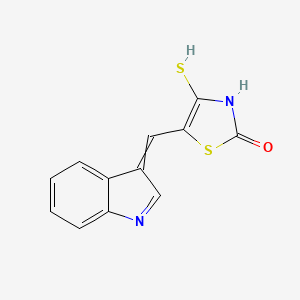 (5Z)-5-[(1H-indol-3-yl)methylidene]-4-sulfanylidene-1,3-thiazolidin-2-one