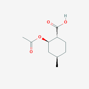 (1R,2R,4R)-2-(acetyloxy)-4-methylcyclohexane-1-carboxylic acid