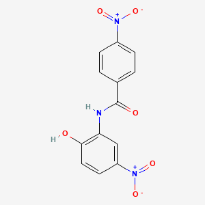 N-(2-hydroxy-5-nitrophenyl)-4-nitrobenzamide