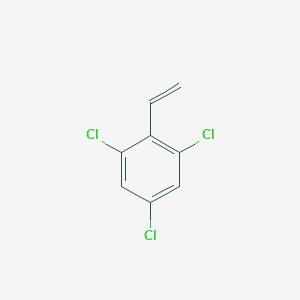 molecular formula C8H5Cl3 B15045739 2,4,6-Trichlorostyrene 