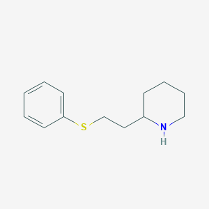 2-[2-(Phenylsulfanyl)ethyl]piperidine