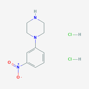 molecular formula C10H15Cl2N3O2 B1504577 1-(3-Nitrophenyl)piperazine dihydrochloride CAS No. 76835-12-6