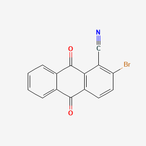 2-Bromo-9,10-dioxo-9,10-dihydroanthracene-1-carbonitrile