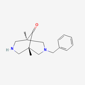 (1R,5S)-3-benzyl-1,5-dimethyl-3,7-diazabicyclo[3.3.1]nonan-9-one