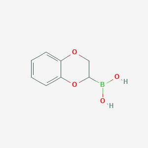 molecular formula C8H9BO4 B1504581 2,3-Dihydro-1,4-benzodioxin-2-ylboronic acid CAS No. 499769-89-0