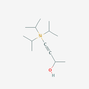 molecular formula C13H26OSi B15045851 4-(Triisopropylsilyl)but-3-yn-2-ol 