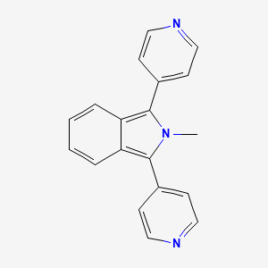 molecular formula C19H15N3 B1504589 2-Methyl-1,3-di(pyridin-4-yl)-2H-isoindole CAS No. 24113-74-4