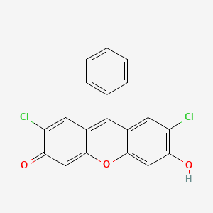 molecular formula C19H10Cl2O3 B1504594 2,7-Dichloro-6-hydroxy-9-phenyl-3H-xanthen-3-one CAS No. 596-12-3
