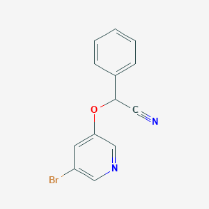 2-[(5-Bromo-3-pyridyl)oxy]-2-phenylacetonitrile