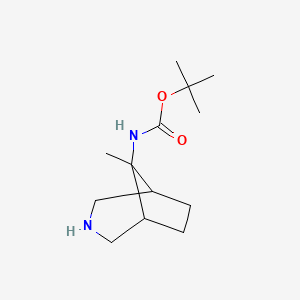 tert-Butyl (8-methyl-3-azabicyclo[3.2.1]octan-8-yl)carbamate