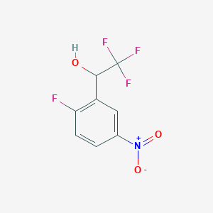 2,2,2-Trifluoro-1-(2-fluoro-5-nitrophenyl)ethan-1-ol