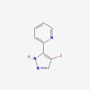 2-(4-Iodo-1H-pyrazol-3-YL)pyridine