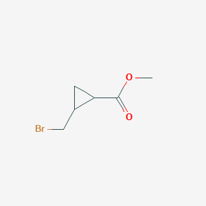 Methyl 2-(bromomethyl)cyclopropane-1-carboxylate