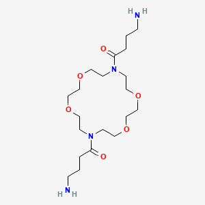 7,16-Bis(4-amino-1-oxobutyl)-1,4,10,13-tetraoxa-7,16-diazacyclooctadecane