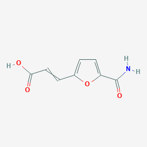 3-(5-Carbamoylfuran-2-yl)prop-2-enoic acid