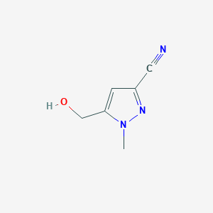 5-(hydroxymethyl)-1-methyl-1H-pyrazole-3-carbonitrile