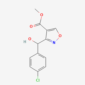 Methyl 3-[(4-Chlorophenyl)(hydroxy)methyl]isoxazole-4-carboxylate