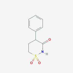 4-Phenyl-1,2-thiazinan-3-one 1,1-dioxide