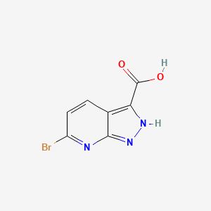 6-bromo-1H-pyrazolo[3,4-b]pyridine-3-carboxylic acid