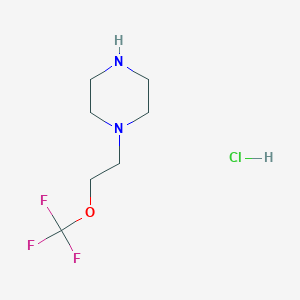 1-[2-(Trifluoromethoxy)ethyl]piperazine hydrochloride