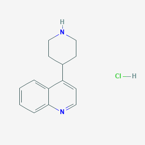 molecular formula C14H17ClN2 B15046151 4-(Piperidin-4-yl)quinoline hydrochloride 