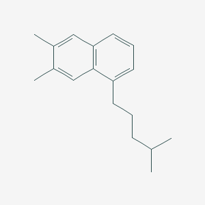 molecular formula C18H24 B1504617 2,3-Dimethyl-5-(4-methylpentyl)naphthalene CAS No. 204256-07-5