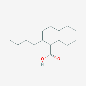 molecular formula C15H26O2 B1504618 2-Butyldecahydronaphthalene-1-carboxylic acid CAS No. 663622-00-2