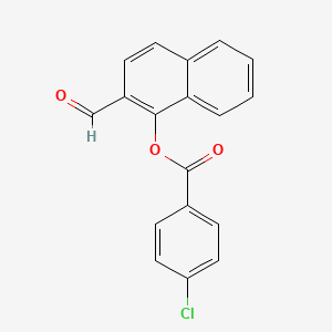 2-Formylnaphthalen-1-yl 4-chlorobenzoate