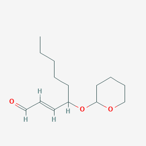 (E)-4-[(2-Tetrahydropyranyl)oxy]-2-nonenal