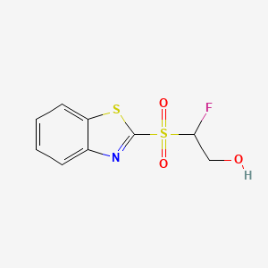 2-(Benzo[d]thiazol-2-ylsulfonyl)-2-fluoroethanol