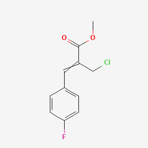 Methyl 2-(chloromethyl)-3-(4-fluorophenyl)prop-2-enoate