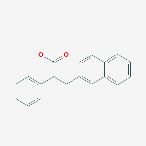 molecular formula C20H18O2 B15046253 Methyl 3-(naphthalen-2-yl)-2-phenylpropanoate 