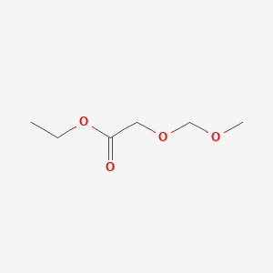 molecular formula C6H12O4 B15046255 Ethyl 2-(methoxymethoxy)acetate 