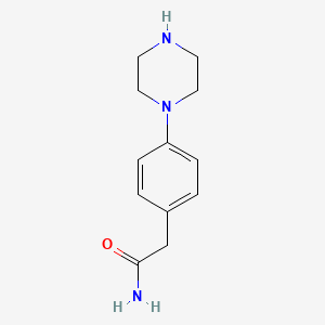 2-[4-(Piperazin-1-yl)phenyl]acetamide