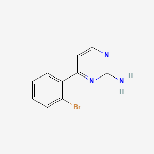 4-(2-Bromophenyl)pyrimidin-2-amine