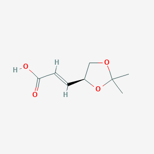 3-[(4S)-2,2-dimethyl-1,3-dioxolan-4-yl]prop-2-enoic acid