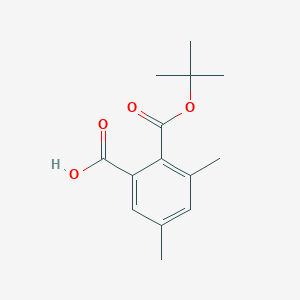 molecular formula C14H18O4 B1504636 2-(Tert-butoxycarbonyl)-3,5-dimethylbenzoic acid CAS No. 914223-23-7