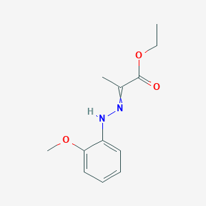 Ethyl 2-[2-(2-methoxyphenyl)hydrazin-1-ylidene]propanoate