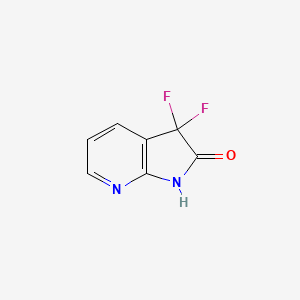 3,3-difluoro-1H,2H,3H-pyrrolo[2,3-b]pyridin-2-one