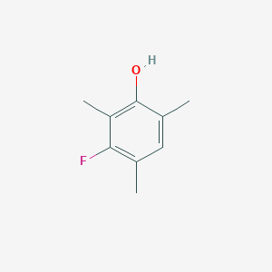 molecular formula C9H11FO B15046441 3-Fluoro-2,4,6-trimethylphenol 