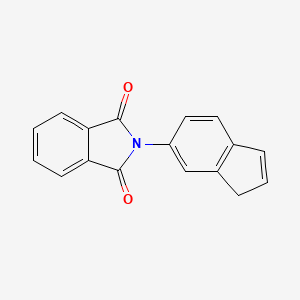 molecular formula C17H11NO2 B15046455 2-(1H-inden-6-yl)-2,3-dihydro-1H-isoindole-1,3-dione 