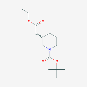 Ethyl 2-(1-Boc-3-piperidylidene)acetate