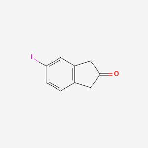 molecular formula C9H7IO B1504647 5-Iodo-1H-inden-2(3H)-one CAS No. 1187983-92-1