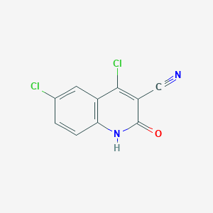 4,6-Dichloro-2-oxo-1,2-dihydroquinoline-3-carbonitrile