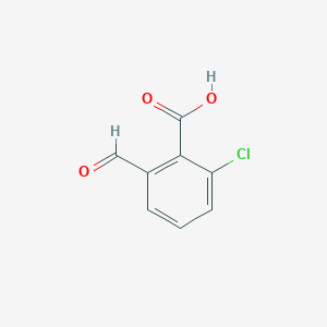 molecular formula C8H5ClO3 B1504649 2-氯-6-甲酰基苯甲酸 CAS No. 20771-97-5