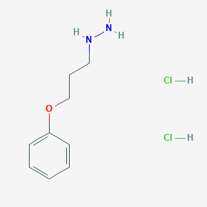 molecular formula C9H16Cl2N2O B15046545 (3-Phenoxypropyl)hydrazine dihydrochloride 