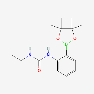 1-Ethyl-3-(2-(4,4,5,5-tetramethyl-1,3,2-dioxaborolan-2-yl)phenyl)urea